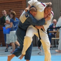 Þormóður gegn Maik Schaedler frá LIE (um 180 kg) - Þormóður vann á Uranage ippon